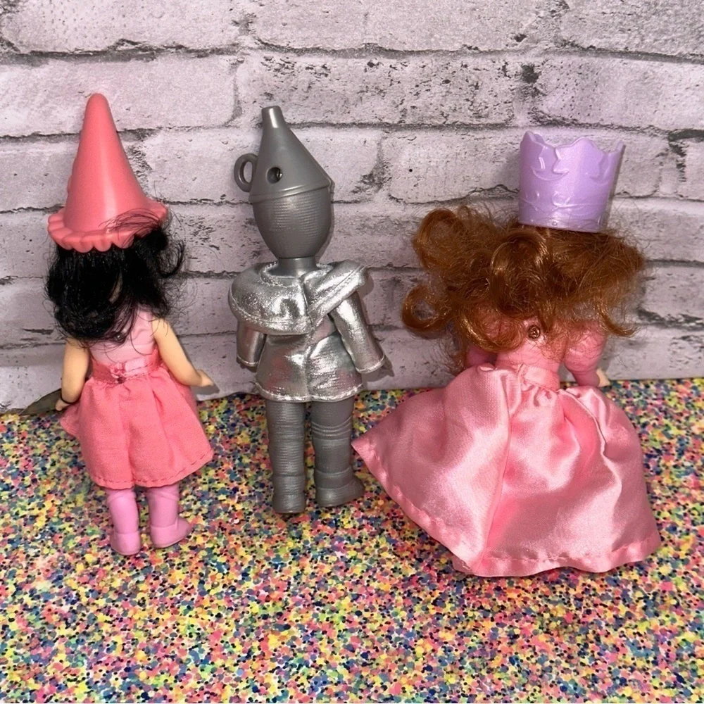 Madame Alexander Dolls Lot of 3 McDonald's Tin Man Glenda Witch Munchkin